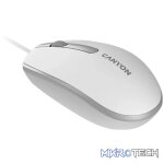 CANYON mouse M-10 Wired White Grey - Image 4