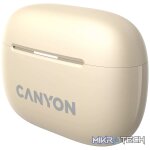 CANYON headset OnGo TWS-10 ANC+ENC Beige - Image 6