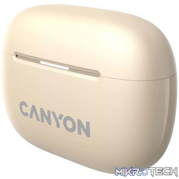 CANYON headset OnGo TWS-10 ANC+ENC Beige - Image 6