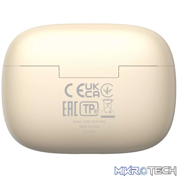 CANYON headset OnGo TWS-10 ANC+ENC Beige - Image 7