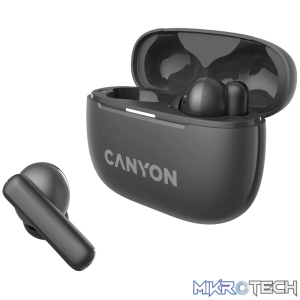 CANYON headset OnGo TWS-10 ANC+ENC Grey - Image 3