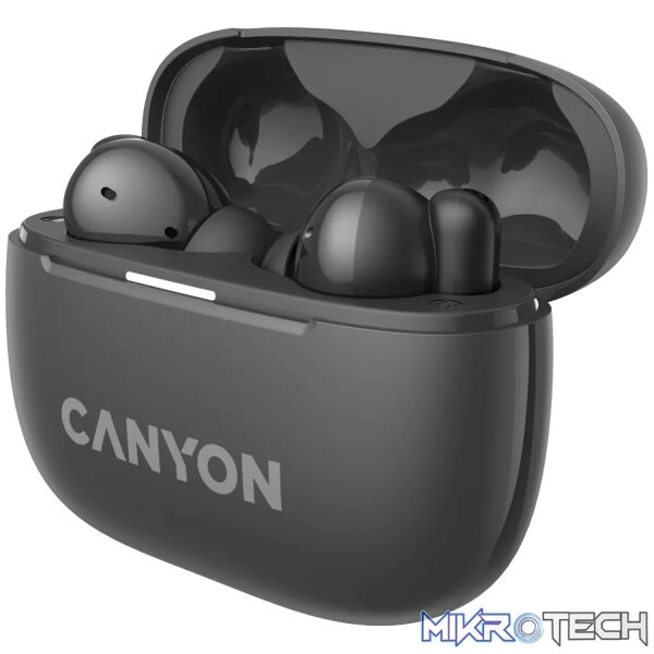CANYON headset OnGo TWS-10 ANC+ENC Grey - Image 4