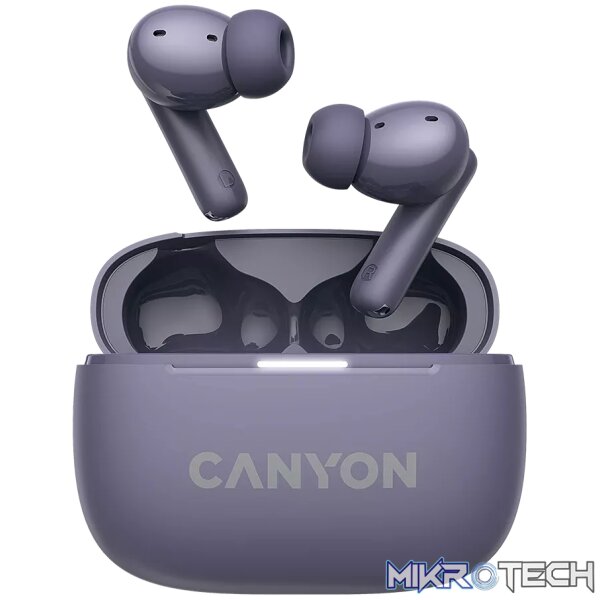 231107080012221067 CANYON headset OnGo TWS-10 ANC+ENC Purple - Image 1