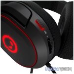LORGAR Kaya 460, USB Gaming headset with microphone, CM108B, RGB backlight, Plug&Play, USB-A connection cable 2m, fabric ear pads, size: 192*184.7*88mm, 0.329kg, black - Image 5