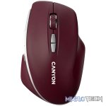 CANYON mouse MW-21 BlueLED 7buttons Wireless Burgundy Red