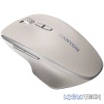 CANYON mouse MW-21 BlueLED 7buttons Wireless Cosmic Latte - Image 3