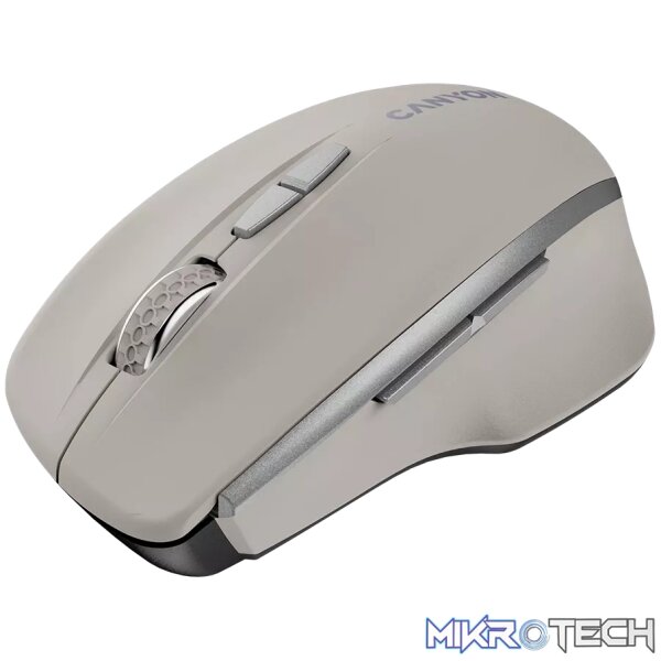 CANYON mouse MW-21 BlueLED 7buttons Wireless Cosmic Latte - Image 4