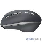 CANYON mouse MW-21 BlueLED 7buttons Wireless Dark Grey - Image 2
