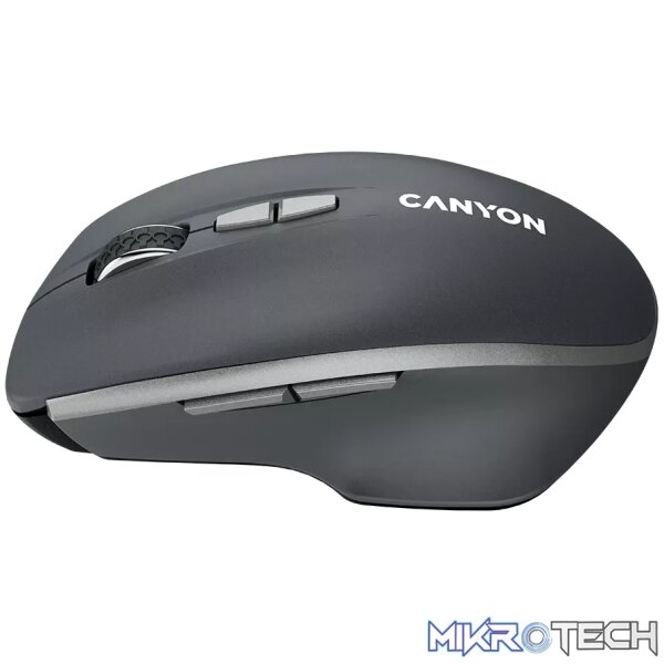 CANYON mouse MW-21 BlueLED 7buttons Wireless Dark Grey - Image 2