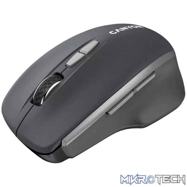 CANYON mouse MW-21 BlueLED 7buttons Wireless Dark Grey - Image 3