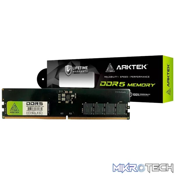 240228080027551476 Arktek DDR5 32GB PC4800 CL36 1.35V Long Dimm for Desktop PC - Image 1