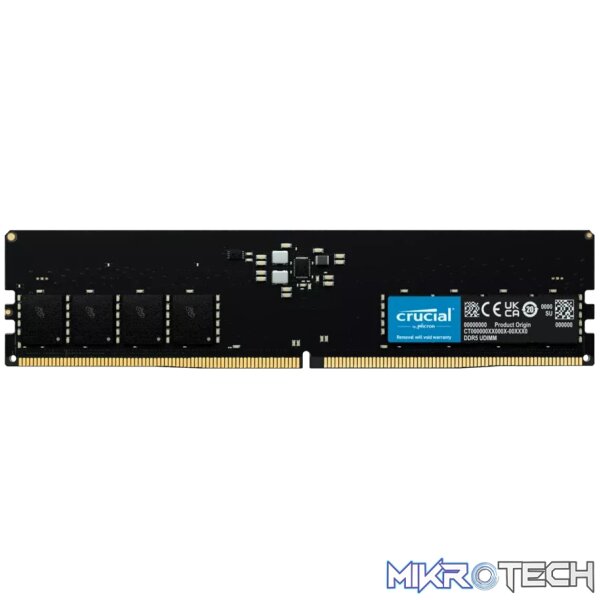 240301150017616689 Crucial 32GB DDR5-5600 UDIMM CL46 (16Gbit), EAN: 649528929754 - Image 1