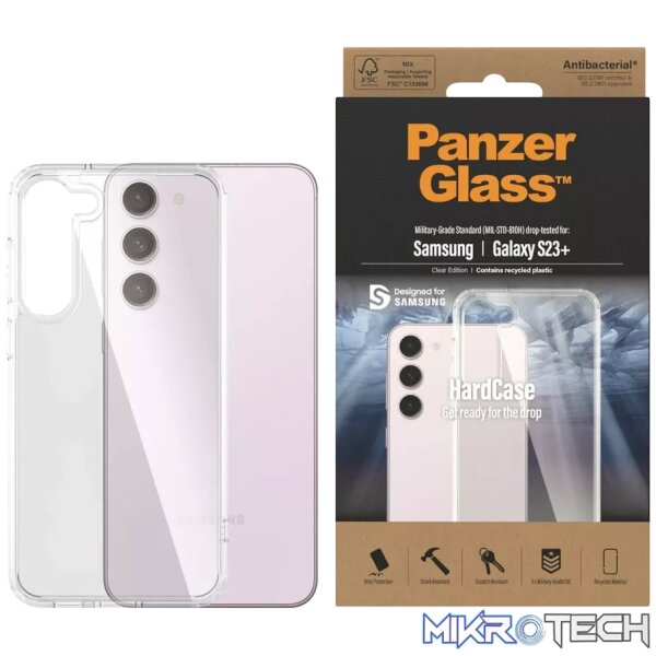 240614120011578462 PanzerGlass HardCase Samsung Galaxy S23+ | Transparent - Image 1