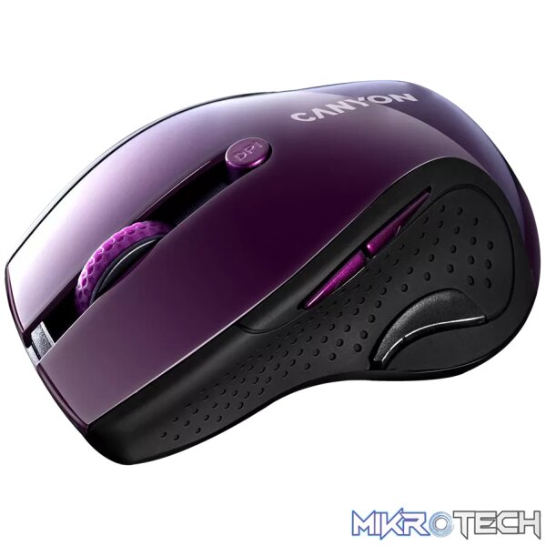 CANYON mouse MW-01 BlueLED Wireless Purple - Image 3