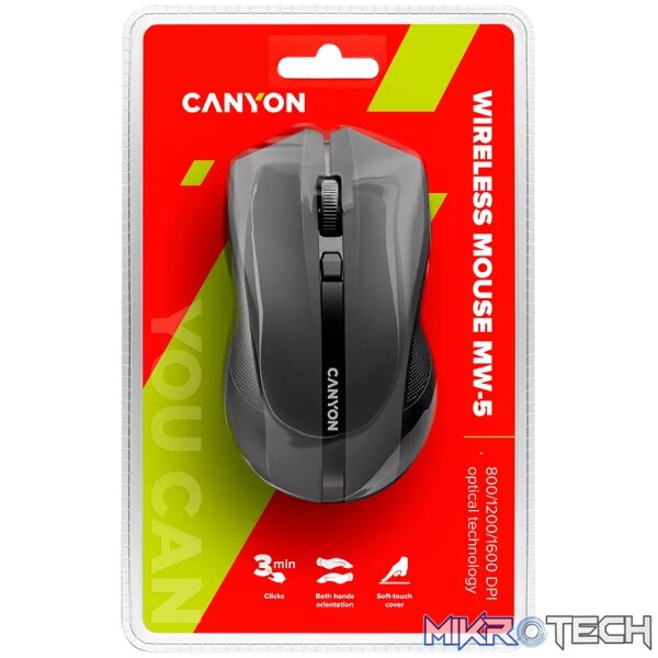 CANYON mouse MW-5 Wireless Black - Image 4