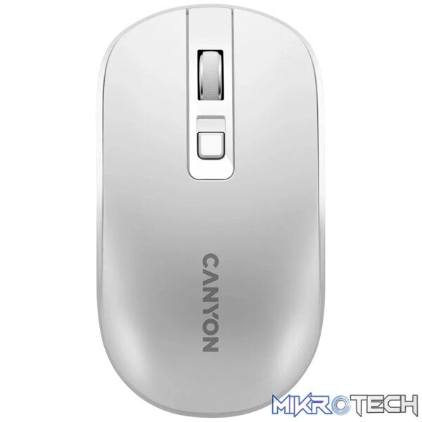 240627140010943855 CANYON mouse MW-18 Wireless Charge Pearl White - Image 1
