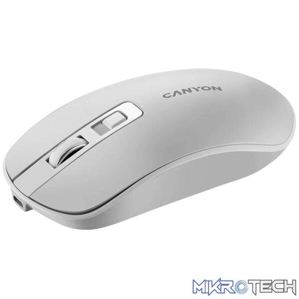 CANYON mouse MW-18 Wireless Charge Pearl White - Image 3