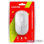 CANYON mouse MW-18 Wireless Charge Pearl White - Image 5