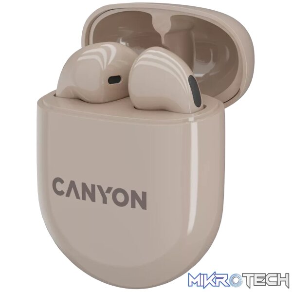 CANYON headset TWS-6 Beige - Image 2
