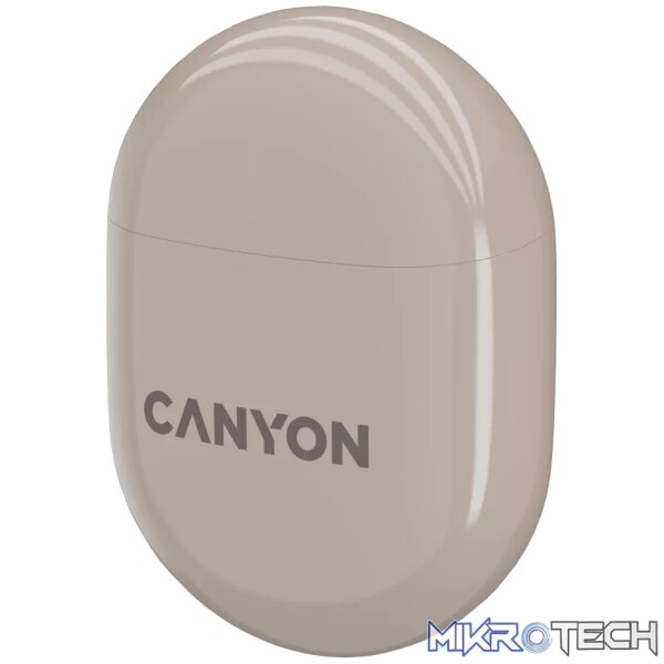 CANYON headset TWS-6 Beige - Image 4