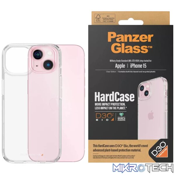 240906080010267125 PanzerGlass HardCase with D3O iPhone 15 - Image 1