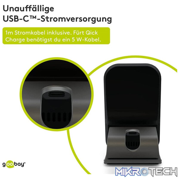 Goobay Wireless Qi Desktop 10w Fast Charger - Image 11