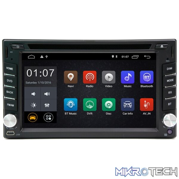 2G-RAM-Android-8-1-universal-Car-dvd-Player-gps-navigaton-for-Nissan-Hyundai-Elantra-Sonata Navtech NAV-AUN608 Universal 7" DVD/CD/Bluetooth/GPS/USB - Image 1