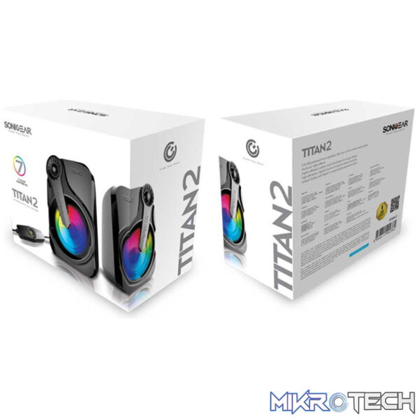 SonicGear Titan 2 2.0 USB Powered Speakers - Image 4