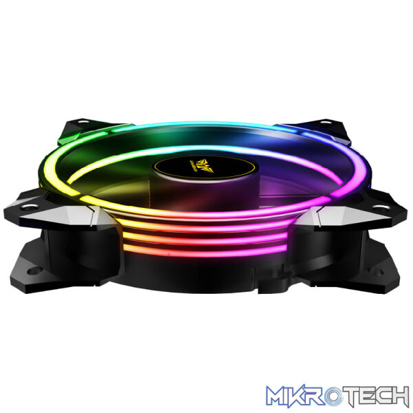 Armaggeddon Tesseraxx TX-Quad Ring-12 ARGB 12CM Fan - Image 2