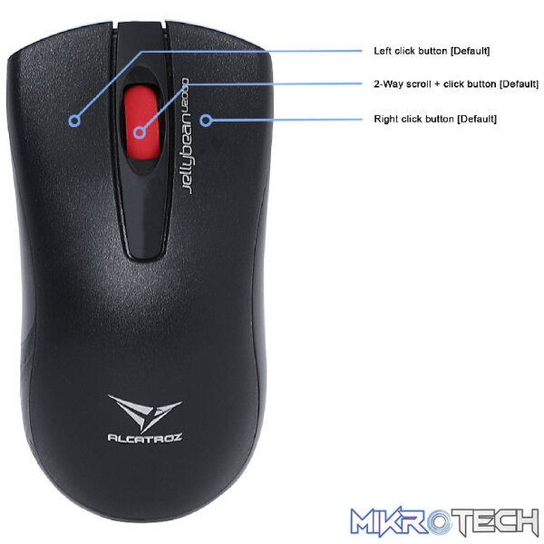 Alcatroz Jellybean U2000 Keyboard and Mouse - White - Image 22