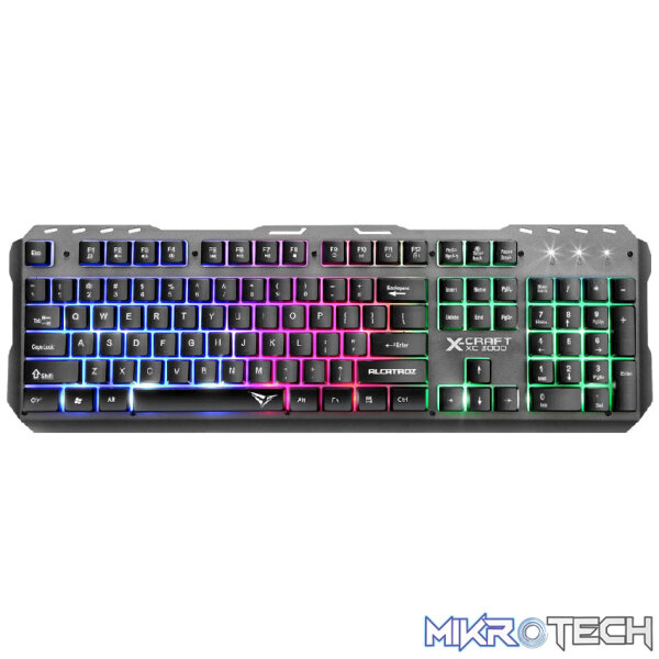 Alcatroz X-Craft XC 3000 Gaming USB Wired Keyboard and Mouse - Image 2