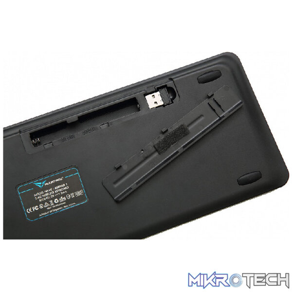 Alcatroz Airpad 1 Wireless Keyboard with touchpad - Black - Image 3