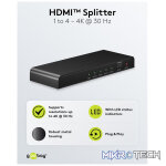 Goobay HDMI Splitter 1 to 4 (4K @ 30 Hz) - Image 6