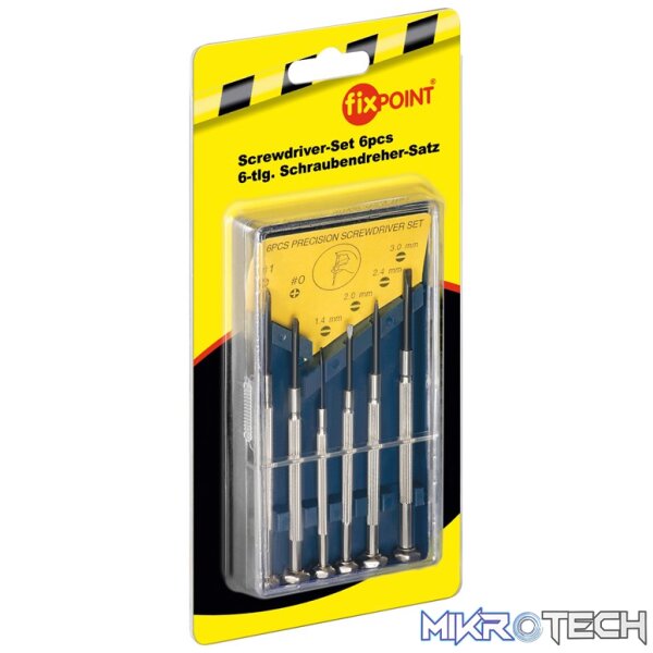 fixPOINT 6 pcs. Small Screwdriver Set - Image 2