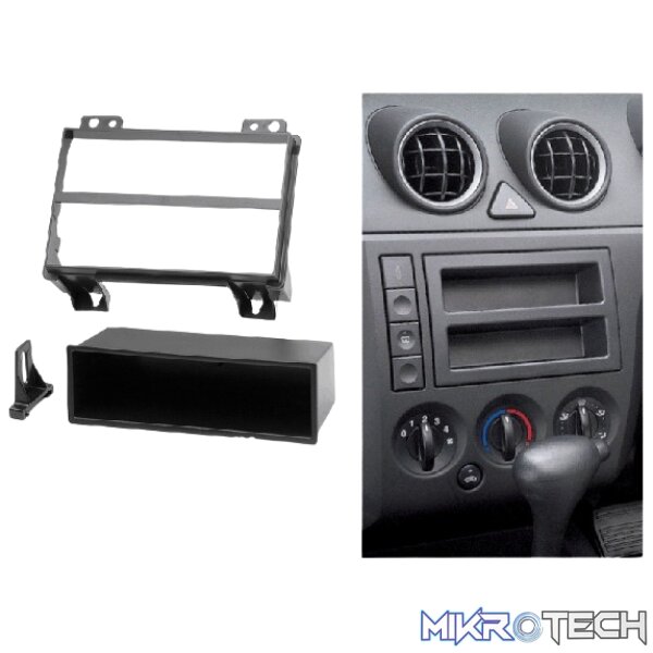 39-075-r Trimplate Ford Fiesta 02 Single Din Trimplate - Image 1