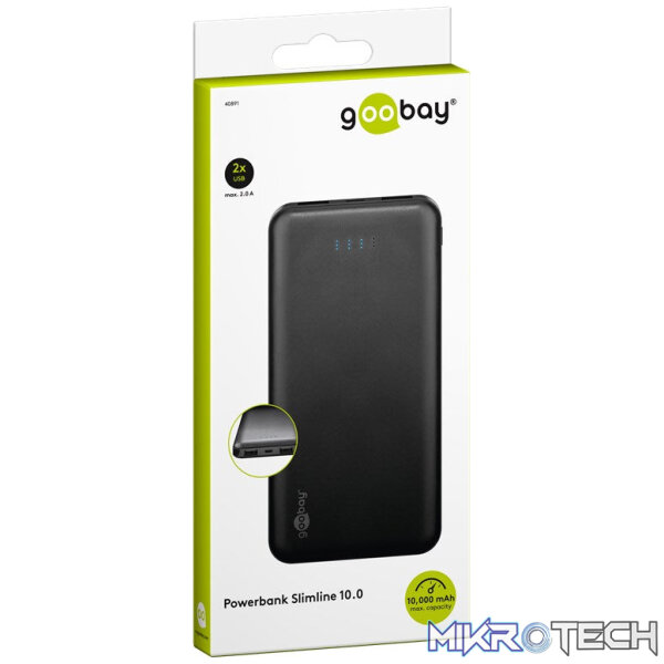 Goobay Slimline 10 000 mAh Power Bank - Image 8