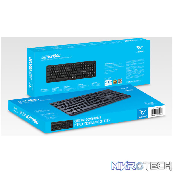 Alcatroz Silent USB Wired Keyboard - Image 4