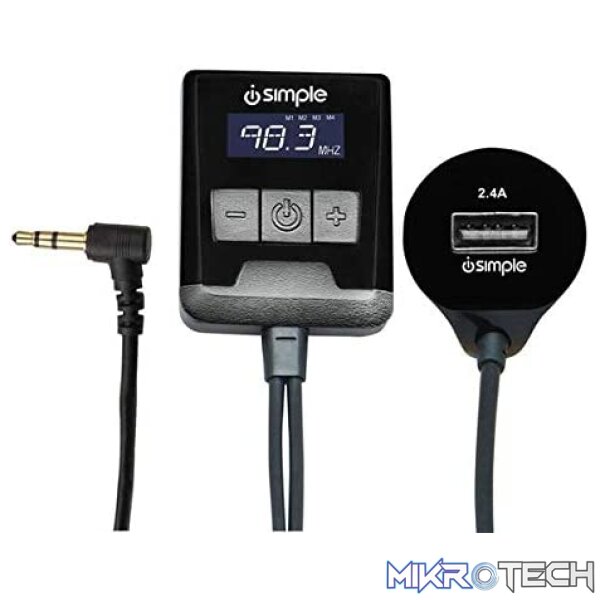 41SQDfQIaFL._AC Universal 3.5mm FM Transmitter for MP3 Players and CD Players - Image 1