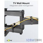 Goobay TV wall mount Basic FULLMOTION (XL) for TVs from 43" to 100" - Image 7