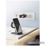 Goobay 3-in-1 Wireless Qi Charger - Black - Image 8
