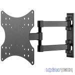 Goobay TV Wall Mount Dual Arm for TVs from 23" to 42" with Swivel and Tilt