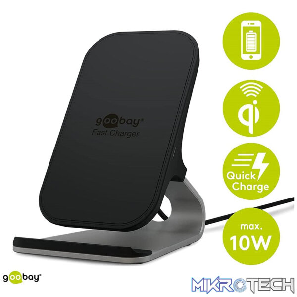 Goobay Wireless Qi Desktop 10w Fast Charger - Image 4