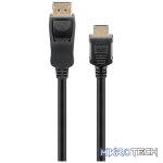 Goobay DisplayPort Male to Male Connector 2m Cable 1.4 - Image 2