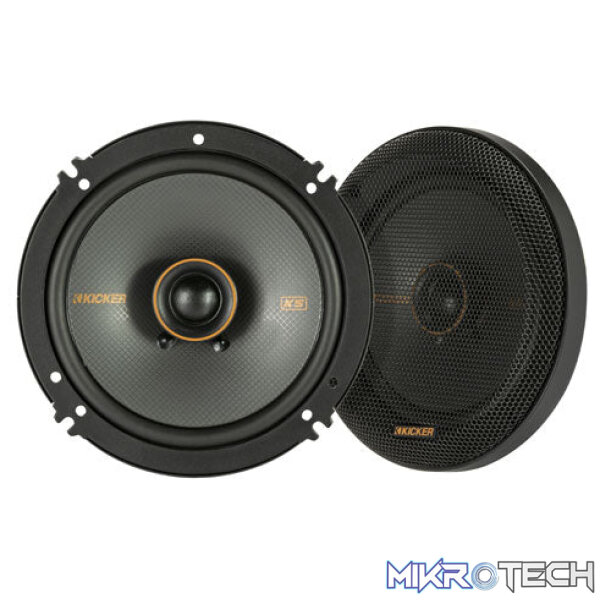 47KSC650412 Kicker 47KSC6504 SPK6 6.5" KS Series Coaxial 100RMS Speakers - Image 1