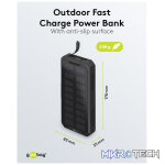 Goobay Outdoor Fast Charge 20 000 mAh Power Bank with Solar - Image 12