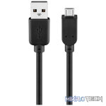 Goobay USB 2.0 Male A to Micro B Hi-Speed 1.8m Cable - Black