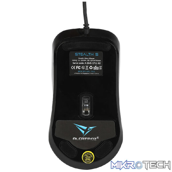 Alcatroz Stealth 5 USB Mouse - Metallic Blue - Image 3