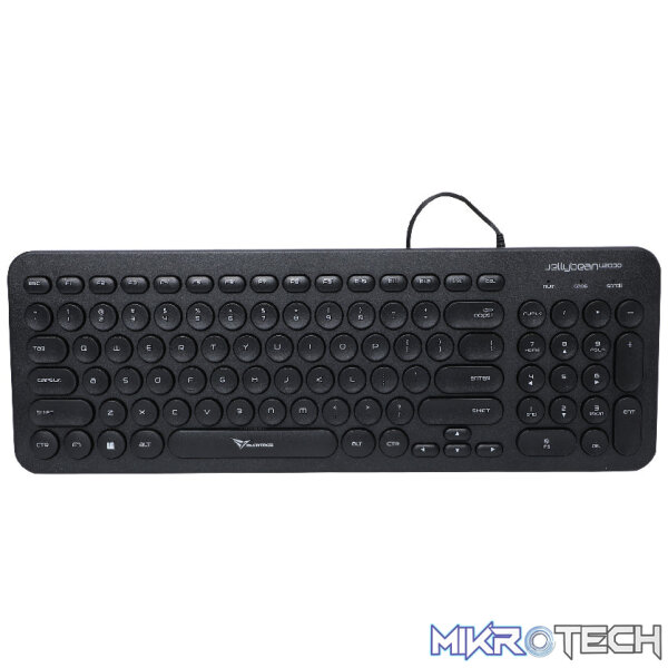 Alcatroz Jellybean U2000 Keyboard and Mouse - White/Peach - Image 11