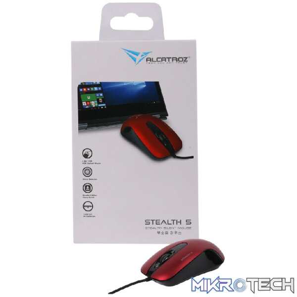 Alcatroz Stealth 5 USB Mouse - Grey - Image 13