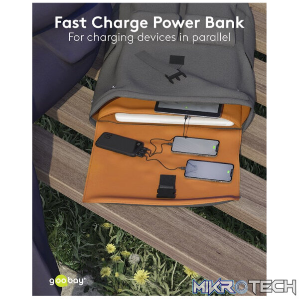 Goobay Fast Charge 20 000 mAh Power Bank with LED Display - Image 7